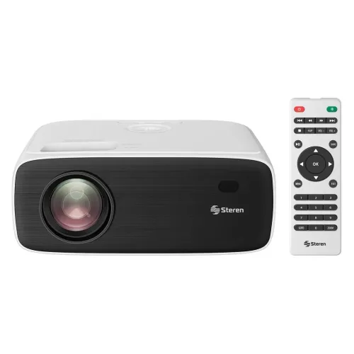 Proyector Steren PRO-380 - 250 Lúmenes ANSI - Full HD - HDMI - PRO-380