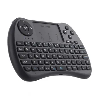 Control Remoto Steren RM-325 - Teclado QWERTY - Negro - RM-325