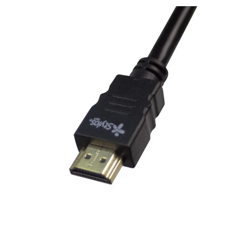 Cable HDMI Stylos STACHD3B - 2m - Negro - BULK - STACHD3B