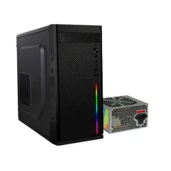 Gabinete Stylos Secai - Media Torre - Micro ATX/Mini ITX - Fuente 550W - STGASC1B Gabinete Stylos Secai - Media Torre - Micro ATX/Mini ITX - Fuente 550W - STGASC1B