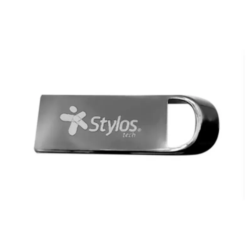 Memoria USB Stylos ST500 - 128GB - USB 2.0 - Plata - STMUS5128B