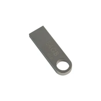 Memoria USB Stylos STMUSB4B - 64GB - USB 2.0 - Plata - STMUSB4B