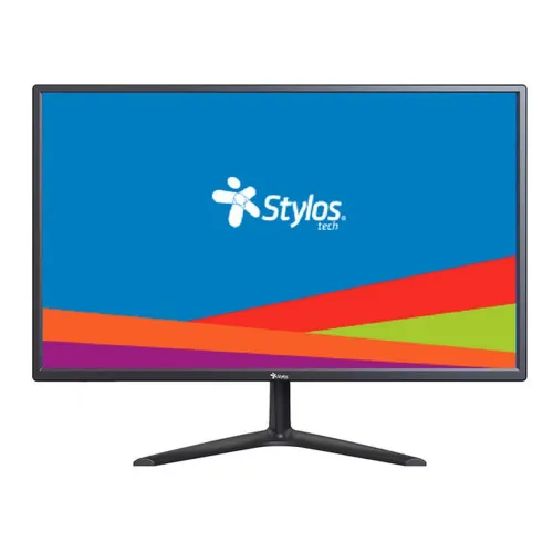 Monitor Stylos Tech - 19" - HD - HDMI - VGA - STPMOT3B Monitor Stylos Tech - 19" - HD - HDMI - VGA - STPMOT3B