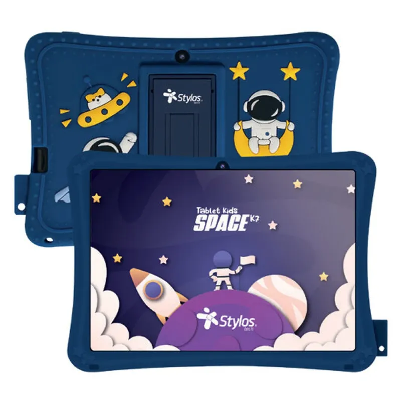 Tablet Stylos Space Kids 7 - 7" - Quad-core - 2GB - 32GB - Cámaras 0.3MP/2MP - Android - Azul - STTAFA1A
