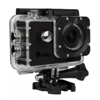 Cámara Stylos STVACX3 - 2" - 12MP - 1080p - Wi-Fi - A Prueba de Agua 30 M - Negro  - STVACX3B