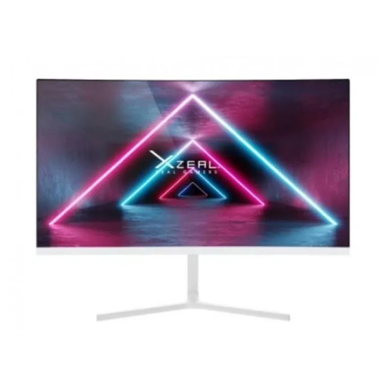 Monitor Gamer XZeal XST-570 - 23.8" - Full HD - 100Hz - HDMI - VGA - Curvo - Blanco - XSPMG07W