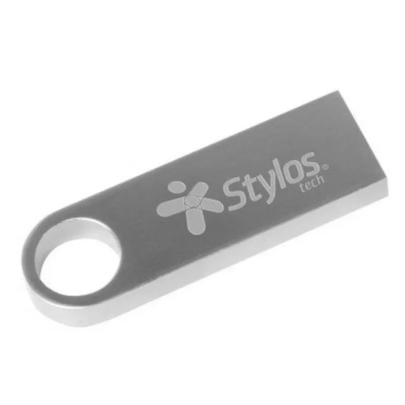 Memoria USB Stylos ST500 - 32GB - USB 2.0 - Plata - STMUS532B