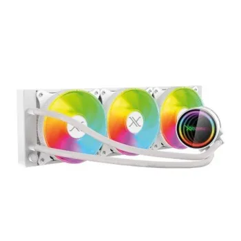 Enfriamiento Líquido Xzeal XZ-411 - 3 Ventilador - 800-2200 RPM - ARGB - Blanco - XZCO411W