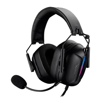 Diadema Gamer XZeal XZ-7010 - Alámbrico - Micrófono - Negro - RGB - XZHSALRGB1B