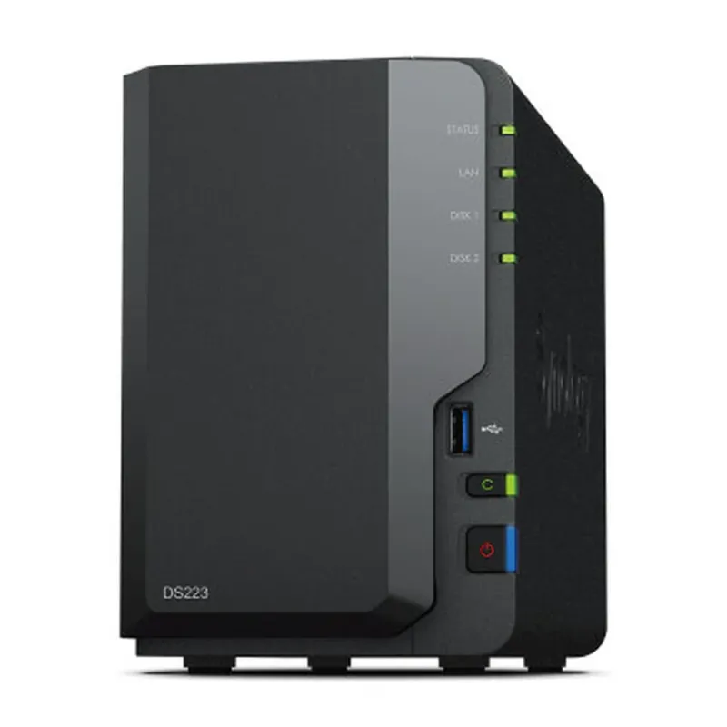 Sistema de Discos NAS Synology DiskStation DS223 - 2 Bahías - DS223