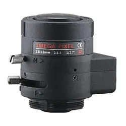 Lente Varifocal SYSCOM - 3MP - 2.8 a 12 mm - IRIS Automático - Formato 1/2.7 - SYS-02812-DIRSD