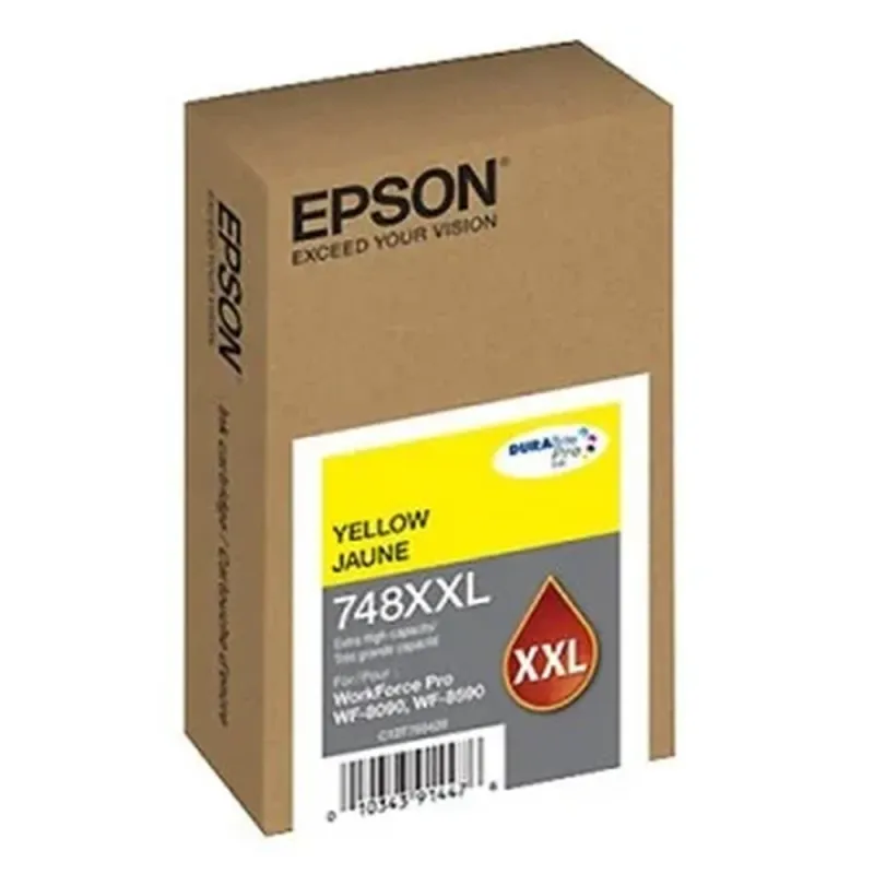 Tinta Epson T748Xxl Capacidad Extra Alta Wf 6090/Wf 6590 Color Amarillo - T748XXL420-AL