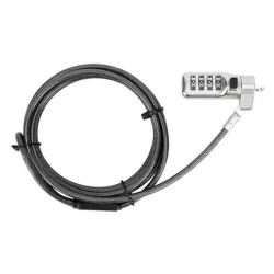 Candado de Seguridad Targus DEFCON - Combinación - 4 Dígitos - 2M - ASP71GLX-S