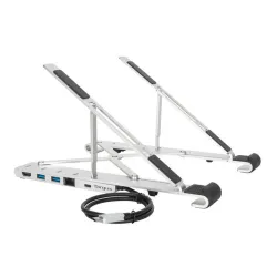Base para Laptop Targus Portable Stand - Hasta 15.6" - Plata - AWU100005GL Base para Laptop Targus Portable Stand - Hasta 15.6" - Plata - AWU100005GL