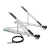 Base para Laptop Targus Portable Stand - Hasta 15.6" - HUB USB Integrado - Plata - AWU100205GL