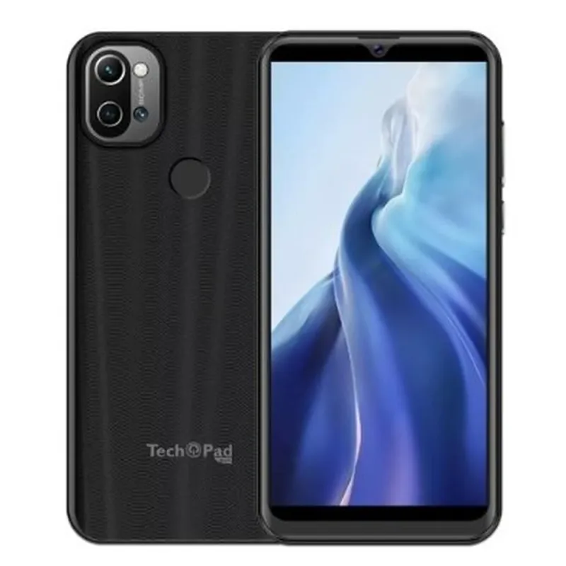 Smartphone TechPad M5 Pro - 5.5" - Quad Core - 2GB - 32GB - Cámaras 5MP/8MP - Android - Negro - 27 CEL M5 PRO NEGRO