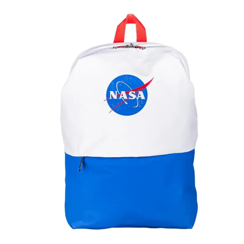 Mochila TechZone NSB22320-1 - 15.6" - Blanco con Azul - NSB22320-1