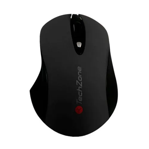 Mouse TechZone TZ16MOU01 - Inalámbrico - 800 / 1600 Dpi - Negro - TZ16MOU01-INA