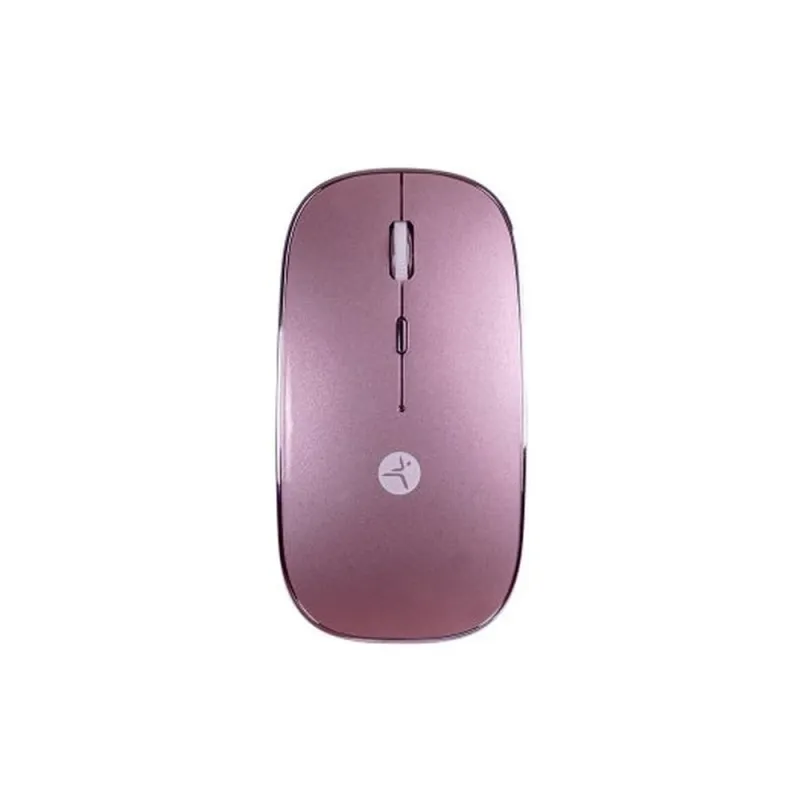 Mouse TechZone SLIVEPINK - Inalámbrico - USB - Rosa - TZACMOI27