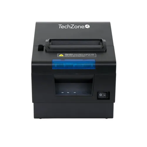 Impresora de Tickets TechZone TZBE202 - Térmica - 300mm/s - 80mm - USB - RJ-11 - Serial - Ethernet - TZBE202
