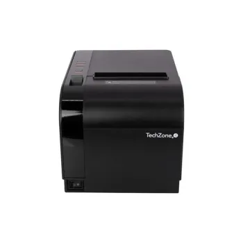 Impresora de Tickets TechZone TZBE301 - Térmica - 300 mm/s - 80 mm - USB - RJ-11 - Serial - Ethernet - TZBE301