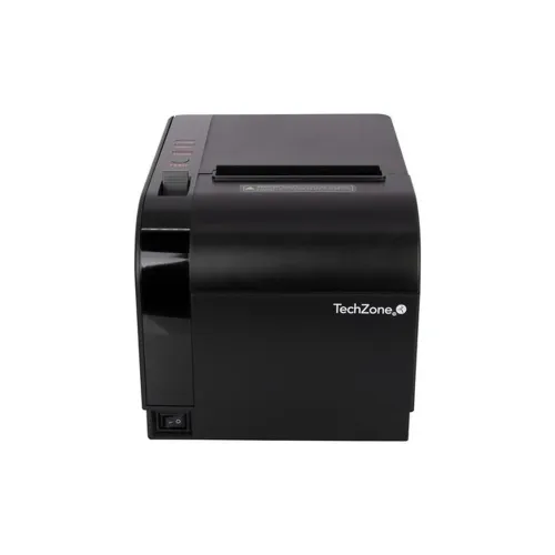 Impresora de Tickets TechZone TZBE301 - Térmica - 300 mm/s - 80 mm - USB - RJ-11 - Serial - Ethernet - TZBE301