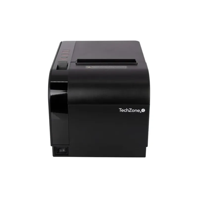 Impresora de Tickets TechZone TZBE301 - Térmica - 300 mm/s - 80 mm - USB - RJ-11 - Serial - Ethernet - TZBE301