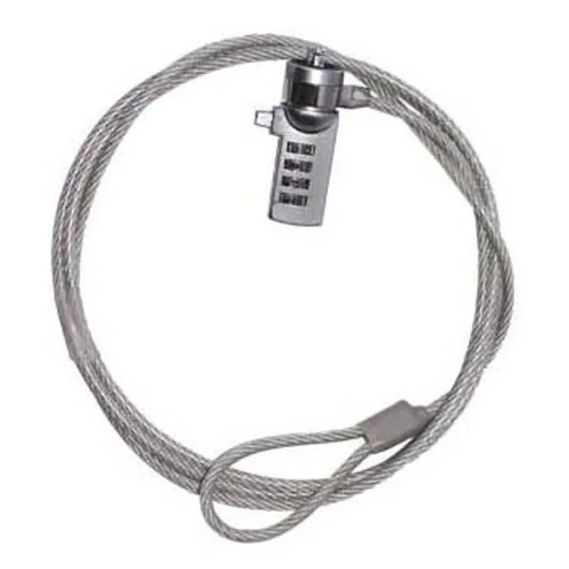 Cable con Candado TechZone TZCCL01 - De Combinación - 4 Dígitos - TZCCL01