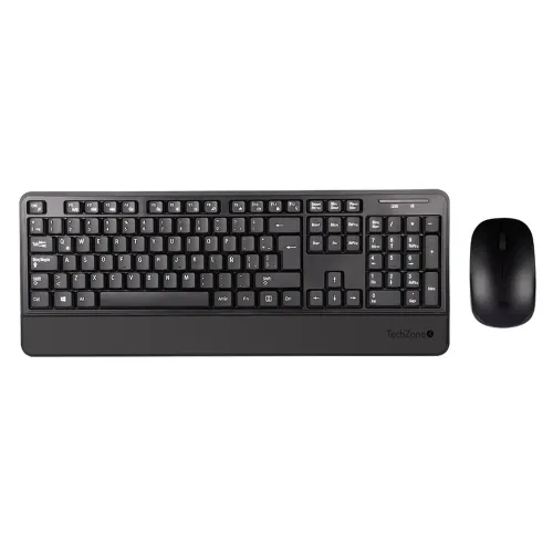 Kit Teclado y Mouse TechZone Proof Combo - Inalámbrico - TZCOMBINA07