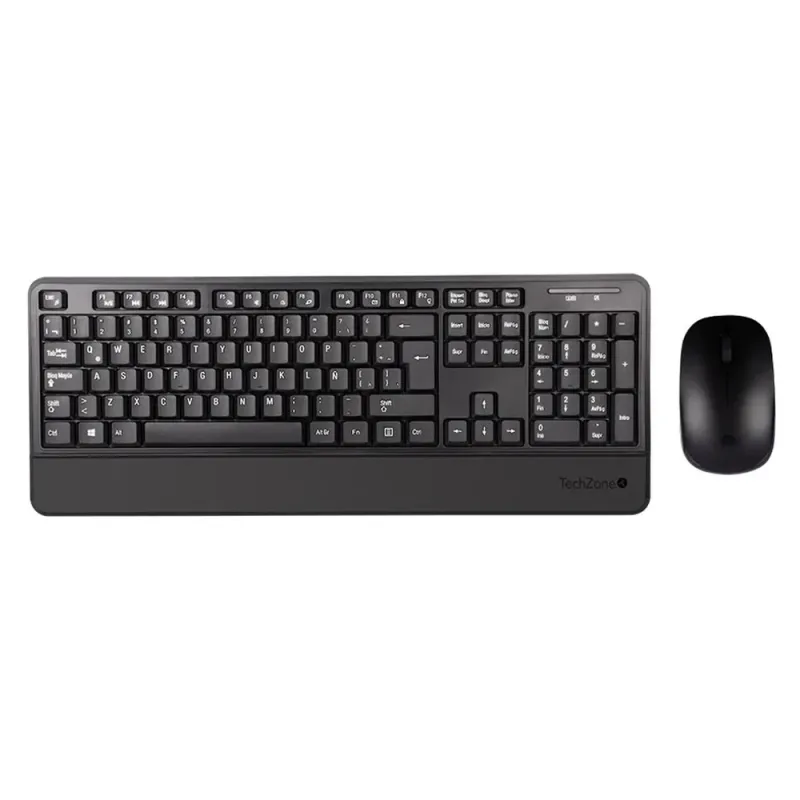 Kit Teclado y Mouse TechZone Proof Combo - Inalámbrico - TZCOMBINA07