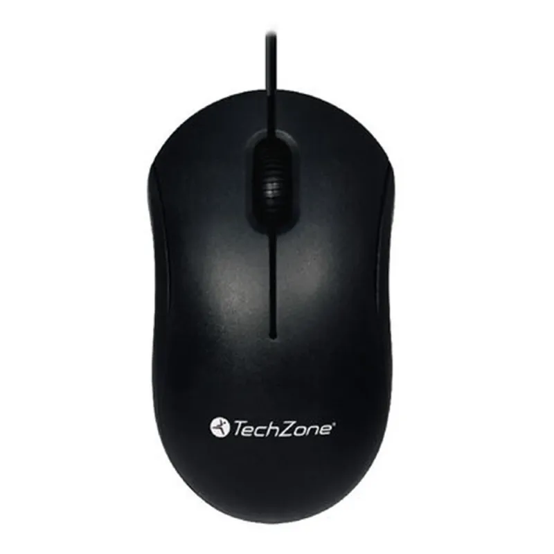 Mouse TechZone TZMOU01 - Alámbrico - USB - TZMOU01