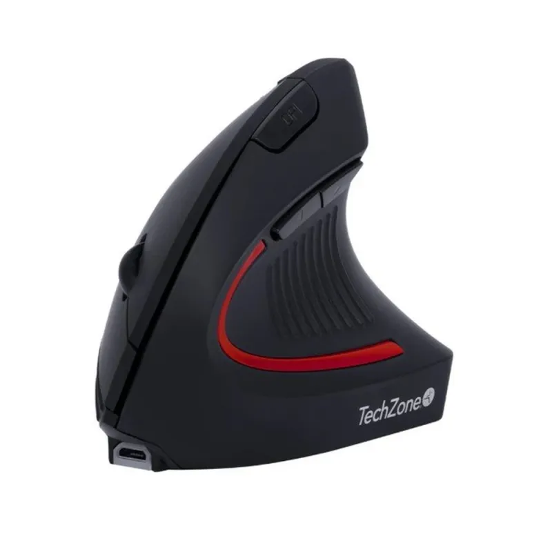Mouse TechZone Ergono 02 - Inalámbrico - Bluetooth - 6 Botones - TZMOUINA-06