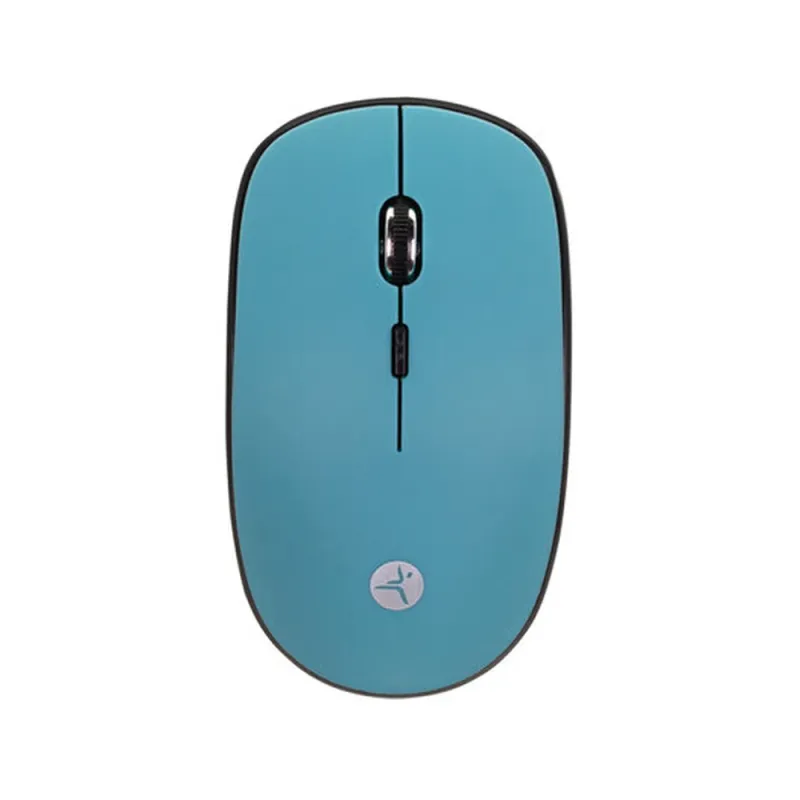 Mouse TechZone TZMOUINA02 - Inalámbrico - Ambidiestro - Verde - TZMOUINA02