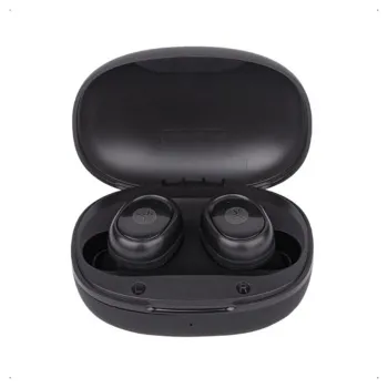 Auriculares TechZone Nova - Inalámbrico - Bluetooth - Negro - TZWS03