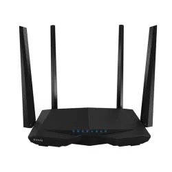 Router Tenda AC6 - Inalámbrico - Dual-band - 4 Antenas - 5dbi - RJ45 - 10/100 Mbps - Negro - AC6