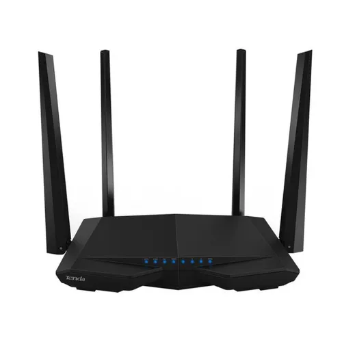 Router Tenda AC6 - Inalámbrico - Dual-band - 4 Antenas - 5dbi - RJ45 - 10/100 Mbps - Negro - AC6