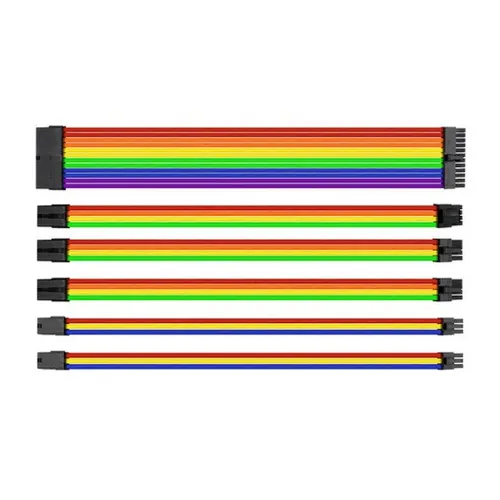 Kit de Extensión Thermaltake TtMod Sleeve - Rainbow - AC-049-CNONAN-A1 Kit de Extensión Thermaltake TtMod Sleeve - Rainbow - AC-049-CNONAN-A1