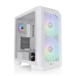 Gabinete Gamer Thermaltake View 300 MX Snow - Media Torre - ATX/E-ATX/Micro ATX/Mini-ITX - 3x Ventiladores - Panel Lateral - Blanco - CA-1P6-00M6WN-00 Gabinete Gamer Thermaltake View 300 MX Snow - Media Torre - ATX/E-ATX/Micro ATX/Mini-ITX - 3x Ventiladores - Panel Lateral - Blanco - CA-1P6-00M6WN-00