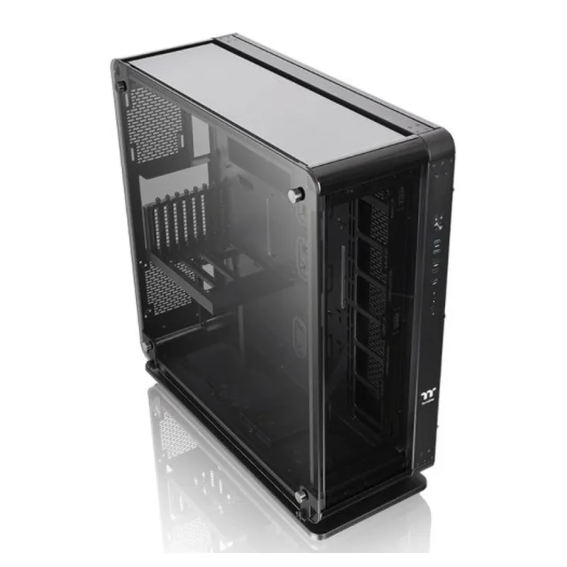 Gabinete Gamer Thermaltake Core P8 TG - Torre - E-ATX/ATX/Micro ATX/Mini-ITX - Panel Lateral - Negro - CA-1Q2-00M1WN-00