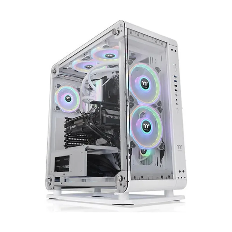 Gabinete Gamer Thermaltake Core P6 TG Snow - Media Torre - ATX/Micro ATX/Mini-ITX - Panel Lateral - CA-1V2-00M6WN-00