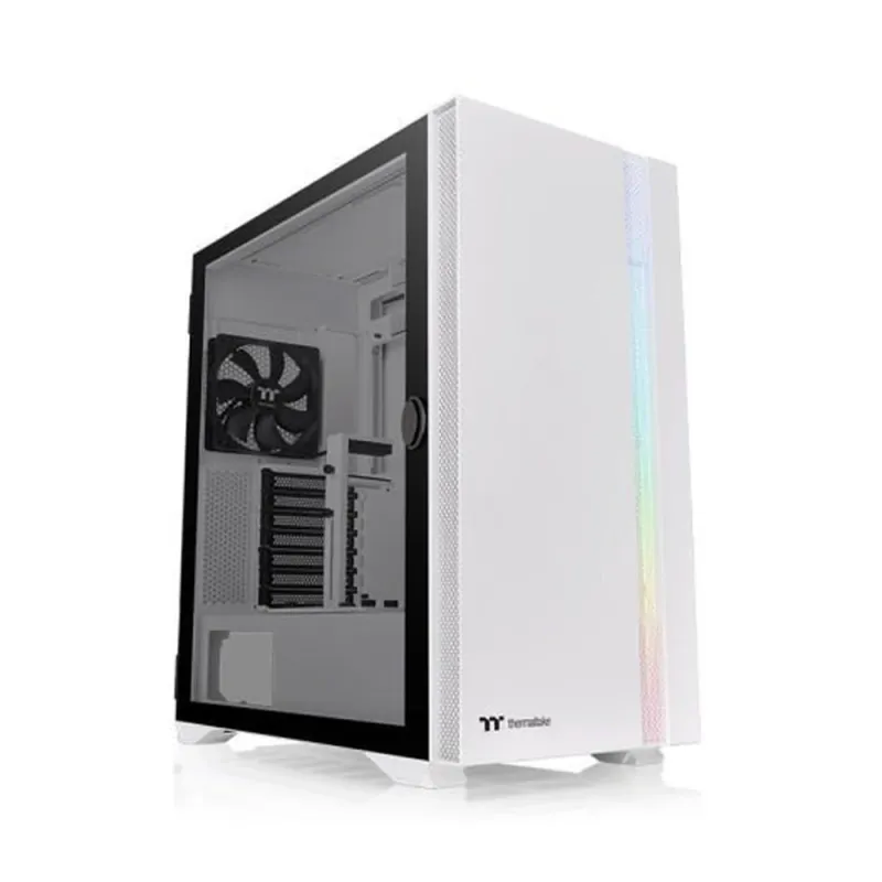 Gabinete Gamer Thermaltake H700 TG Snow - Media Torre - E-ATX/ATX/Micro ATX/Mini-ITX - Panel Lateral - CA-1Y1-00M6WN-00