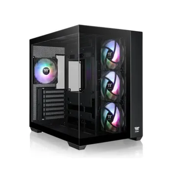 Gabinete Gamer Thermaltake View 380 TG ARGB - Media Torre - ATX/Micro ATX/Mini ITX - 4 Ventiladores - Panel Lateral - CA-1Z2-00M1WN-00