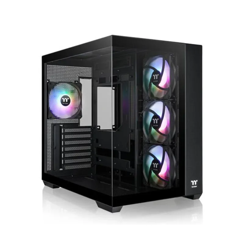 Gabinete Gamer Thermaltake View 380 TG ARGB - Media Torre - ATX/Micro ATX/Mini ITX - 4 Ventiladores - Panel Lateral - CA-1Z2-00M1WN-00