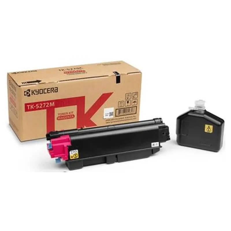 Toner Kyocera Tk-5272M - 5000 Páginas, Magenta, Ecos - 1T02TVBUS0