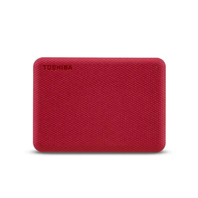 Disco Duro Externo Toshiba Canvio Advance - 1TB - USB 3.0 - Windows/Mac - Rojo - HDTCA10XR3AA