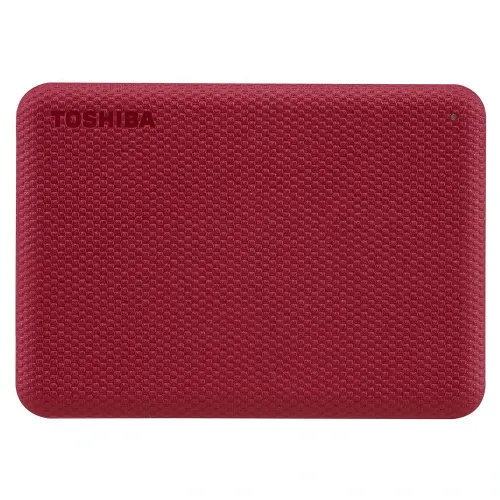 Disco Duro Externo Toshiba Canvio Advance - 4TB - USB 3.0 - Windows/Mac - Rojo - HDTCA40XR3CA