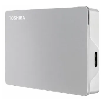 Disco Duro Externo Toshiba Canvio Flex - 2.5" - 4TB - USB 3.0 - Windows/Mac - Gris - HDTX140XSCCA