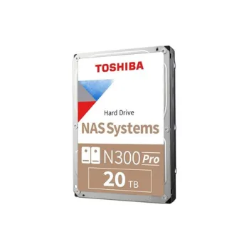 Disco Duro Toshiba N300 Pro - 3.5" - 20TB - SATA - para NAS - HDWG62AXZSTB