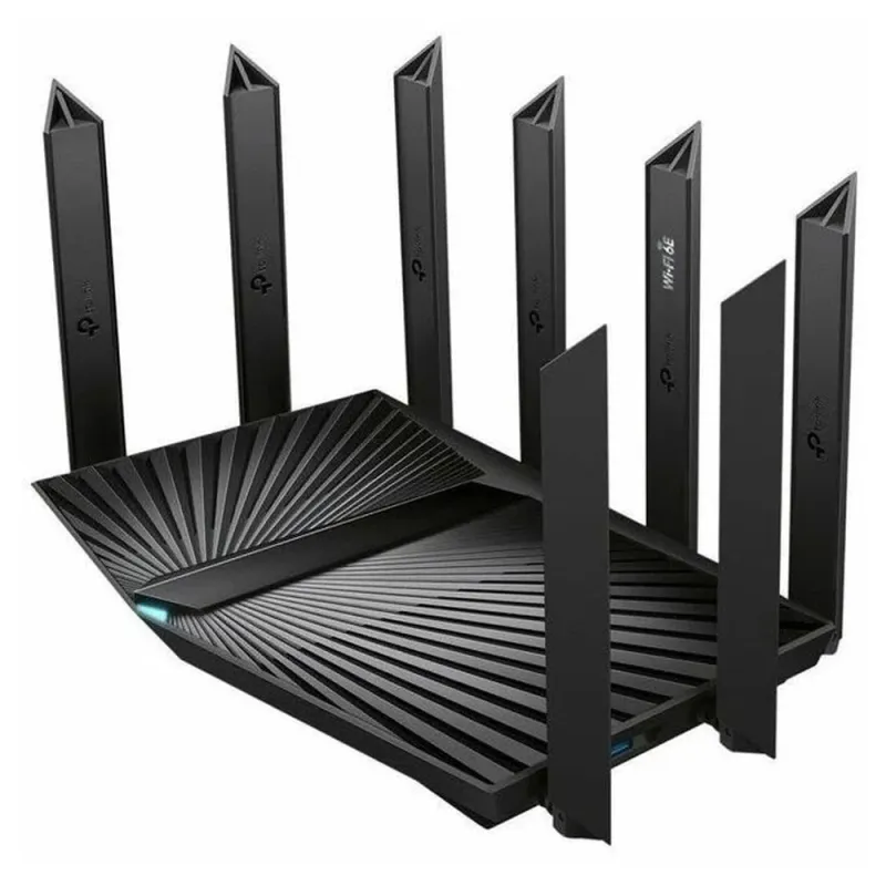 Router TP-Link Archer AXE75 AX5400 Wi-Fi 6E Tribanda con Puertos Gigabit, Seguridad WPA3, MU-MIMO y OFDMA para Conexiones Estables y Juegos en Línea - ARCHER AXE95
