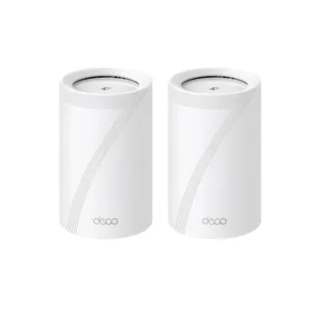 Router TP-LINK DECO BE63 - 2.4/5/6 GHz - 4324Mbps - 4 Antenas Internas - 2 Piezas - DECO BE63 (2-PACK)